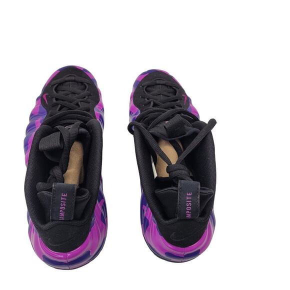 Nike NIB Air Foamposite Pro Black Court Purple Athletic Shoe Size Men's 10 - Picture 7 of 16